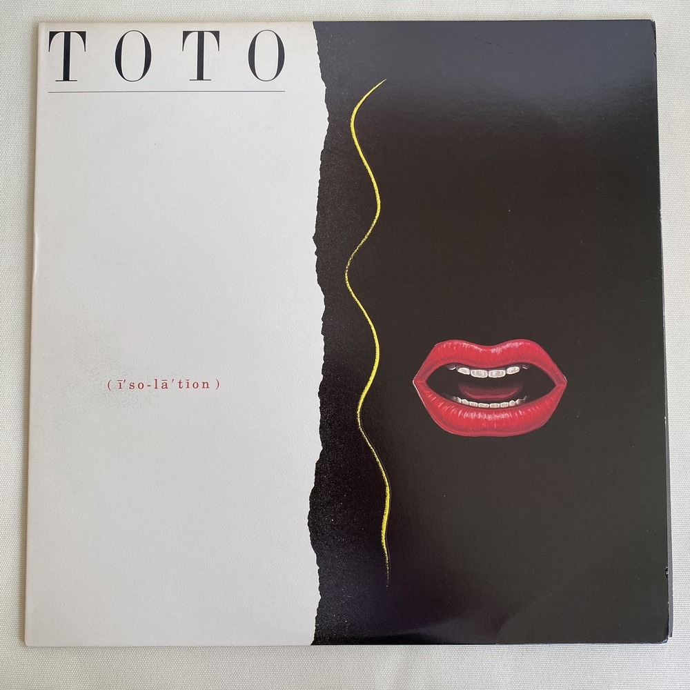 Toto Isolation LP Vinyl 1984 Columbia QC 38962 1st Press NM Vinyl VG+Sleeve Rock